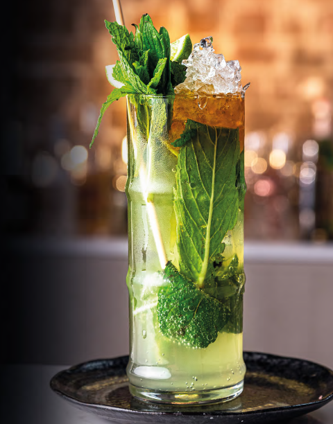 macadamia mojito - cocktails at Lo Quay River Cafe