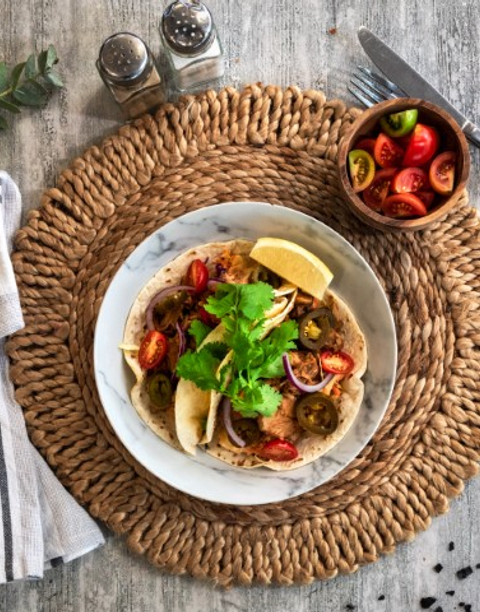 Lo Quay River Cafe Pork Tacos in Wilson